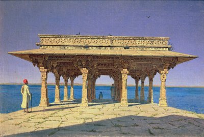 Evening at the Lake by Vasili Vasilievich Vereshchagin