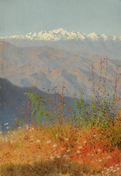 Sunset in the Himalayas by Vasili Vasilievich Vereshchagin