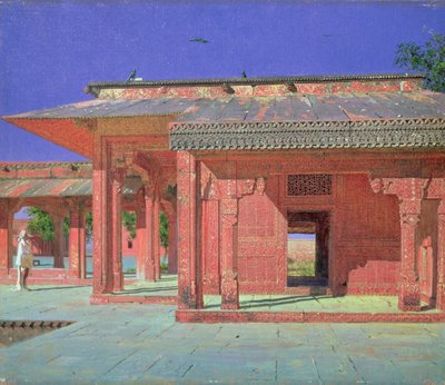 Yard in the Palace Harem, 1870s by Vasili Vasilievich Vereshchagin