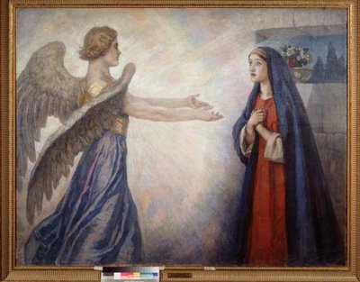 The Annunciation by Vasilij Ivanovic Surikov