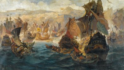The Conquest of Constantinople by the Crusaders by Vasilios Chatzis