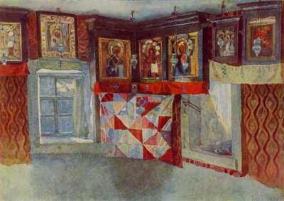 The Village Chapel by Vasily Surikov