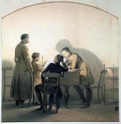 At the Piano by Georg Wilhelm Timm