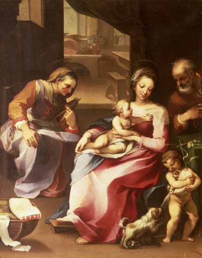 Holy Family by Ventura di Arcangelo Salimbeni