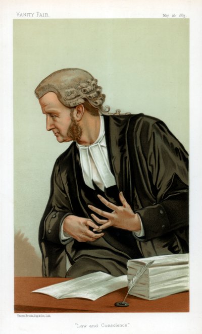Law and Conscience, 1883 by Verheyden