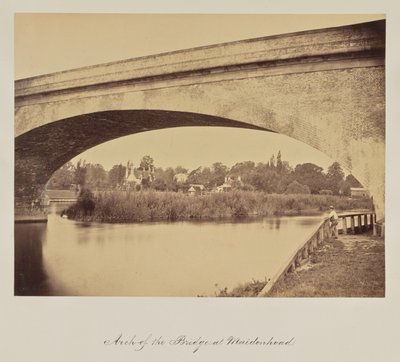 Arch of the Bridge at Maidenhead by Vernon Heath