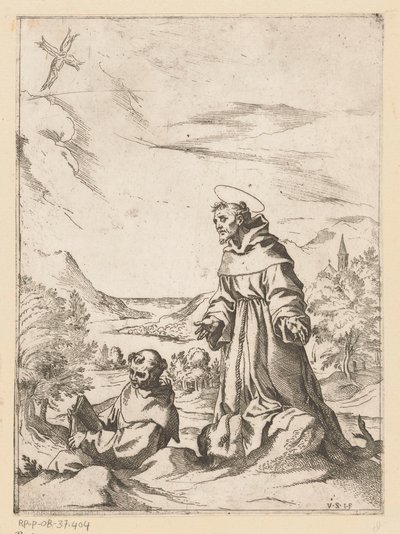 Saint Francis Receiving the Stigmata by Vespasiano Strada