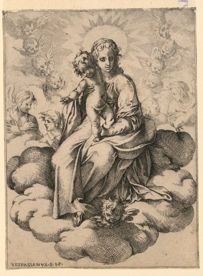 The Virgin and Child by Vespasiano Strada