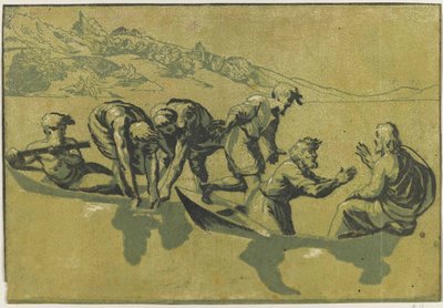 The Miraculous Draught of Fishes After Raphael by Vicentino
