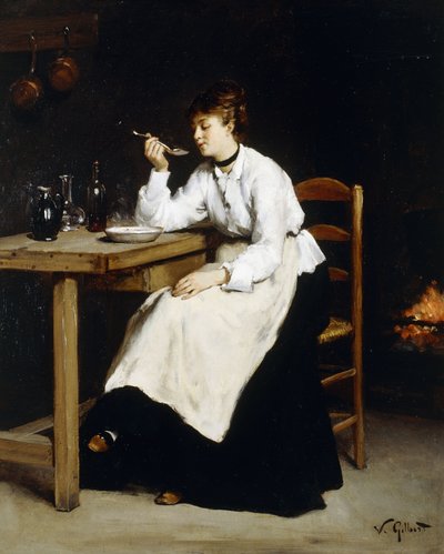 By the Fire by Victor Gabriel Gilbert