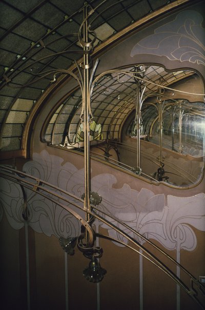 Ceiling (detail) by Victor Horta