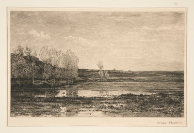 Landscape by Victor Louis Focillon