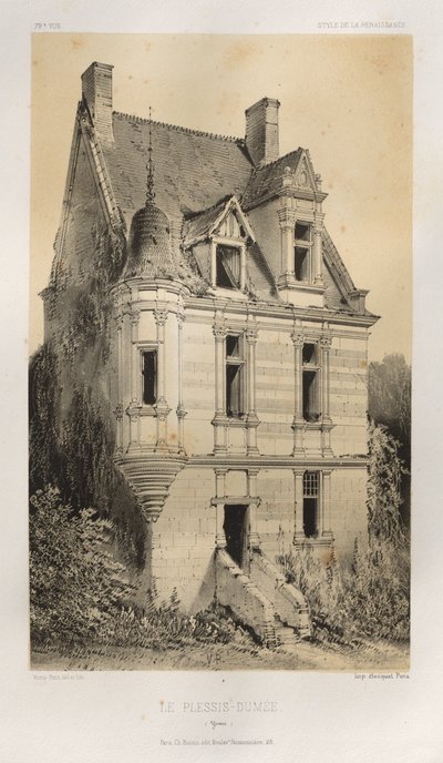Le Plessis-Dumée Yonne, 1860 by Victor Petit