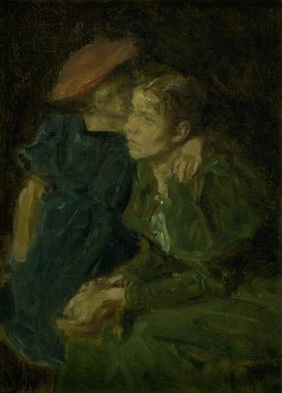 Nanna and Her Mother by Viggo Johansen