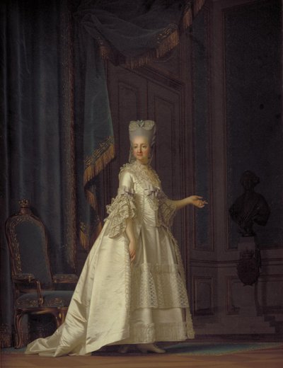 The Dowager Queen Juliane Marie of Denmark by Vigilius Eriksen