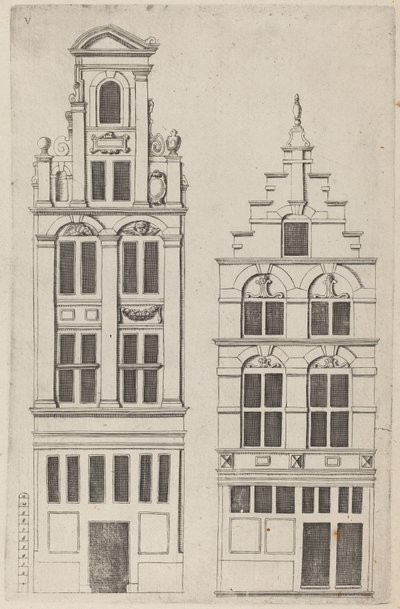 Dutch Facade Elevation: Plate 5 by Vignola