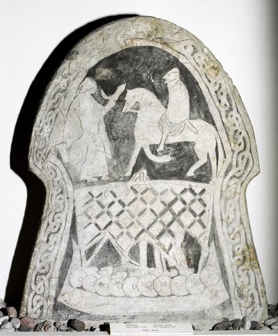 Runestone with a Horseman, 7th-8th Century by Viking