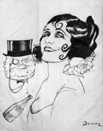 Caricature of Pola Black by Viktor Deni