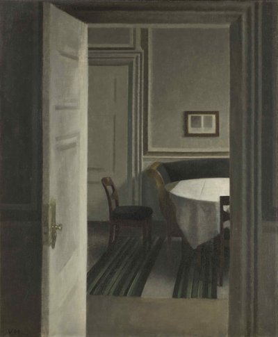 Interior, Strandgade 30 by Vilhelm Hammershøi