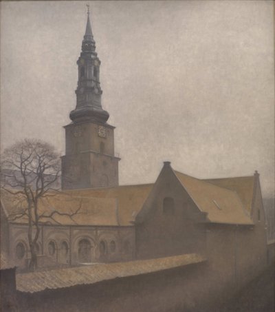 Saint Petri Church, Copenhagen by Vilhelm Hammershøi