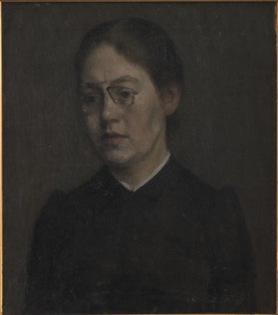 The Painter Elisabeth Wandel by Vilhelm Hammershøi