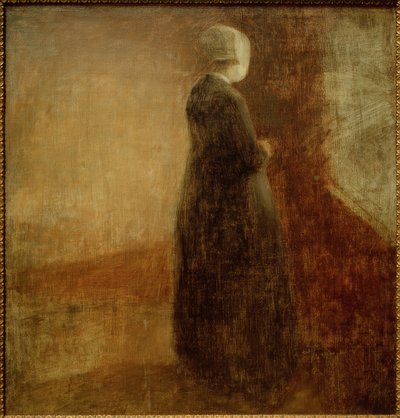 Old Woman by Vilhelm Hammershoi