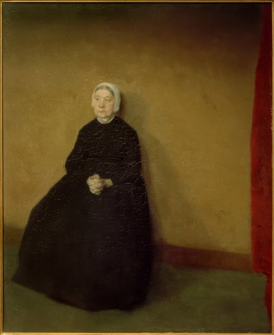 An Old Woman by Vilhelm Hammershoi