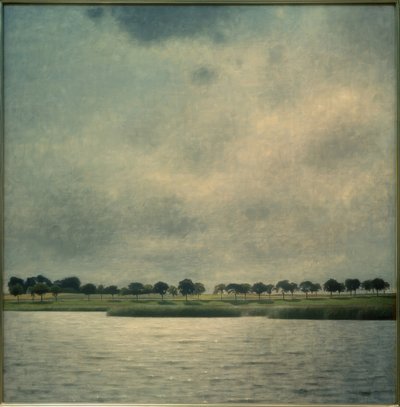 Gentofte Lake by Vilhelm Hammershoi