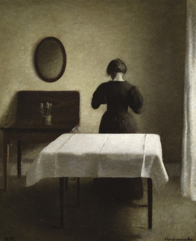 Interior by Vilhelm Hammershoi