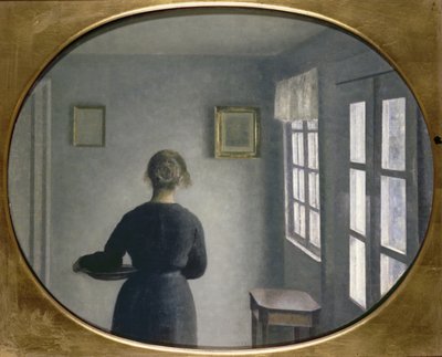 Interior, 1910 by Vilhelm Hammershoi
