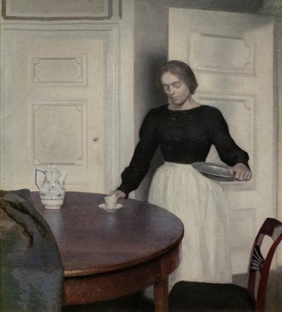 Interior, Strandgade 30 (detail), 1899 by Vilhelm Hammershoi