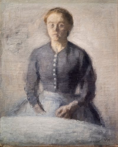 Portrait of Ida by Vilhelm Hammershoi