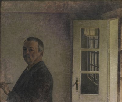Self Portrait by Vilhelm Hammershoi