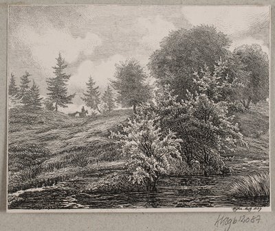 Hills by a Marsh by Vilhelm Kyhn