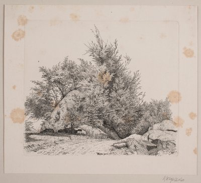 A Large Boulder by Vilhelm Kyhn