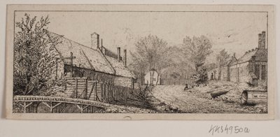 Street Scene in Frederiksværk by Vilhelm Kyhn