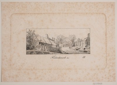 Street Scene in Frederiksværk by Vilhelm Kyhn