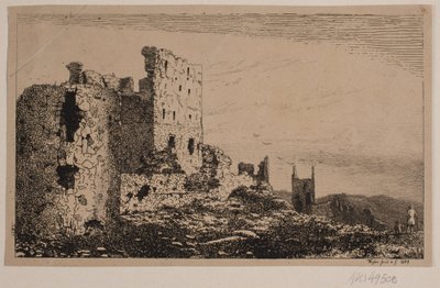 Hammershus on Bornholm by Vilhelm Kyhn