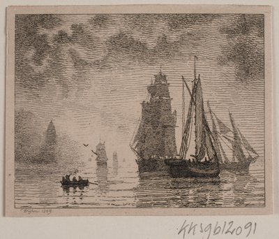 Sails in Foggy Weather by Vilhelm Kyhn