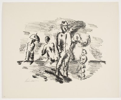 Page from "Klingens Kunstnermappe Nr. 2" by Vilhelm Lundstrøm