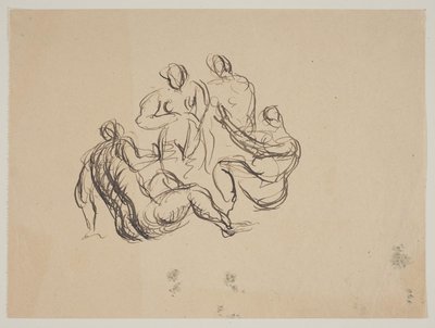 Composition with Five Naked Women by Vilhelm Lundstrøm