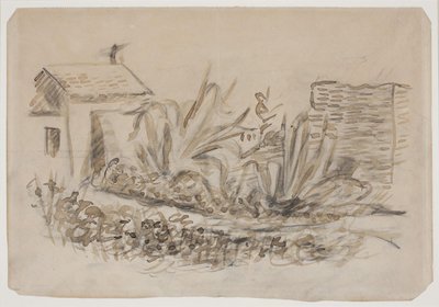 Landscape with House on the Left, Southern France by Vilhelm Lundstrøm