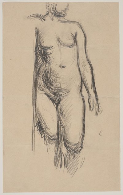 Standing Female Model by Vilhelm Lundstrøm