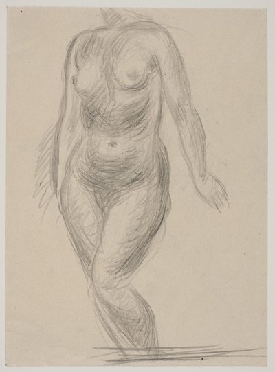 Standing Female Model by Vilhelm Lundstrøm