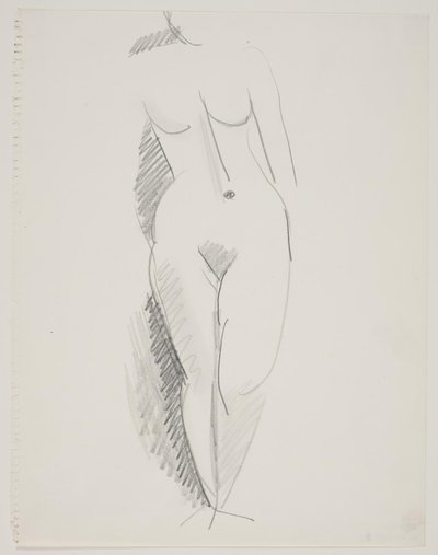 Standing Female Model by Vilhelm Lundstrøm