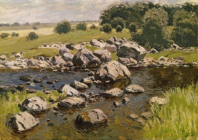 Landscape with Stones. Around 1910 by Vilhelms Purvitis