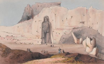 Male Figure at Bameean 200ft high by Vincent (after) Eyre