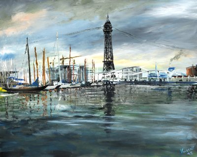 Barcelona Boats by Vincent Alexander Booth