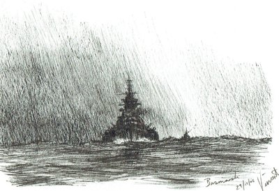 Bismarck Heads Out by Vincent Alexander Booth