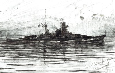 Bismarck heads out, 2008 by Vincent Alexander Booth